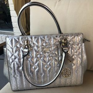 Guess silver bag
